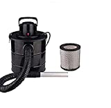 cenicero aspirador de residuos de pellets capacidad de cenizas 15 litros 1200 w con manguera flexible de 1,2 m y 1 filtro